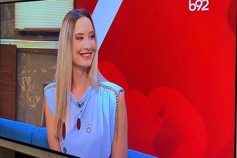 Mina Stanić u TV emisiji