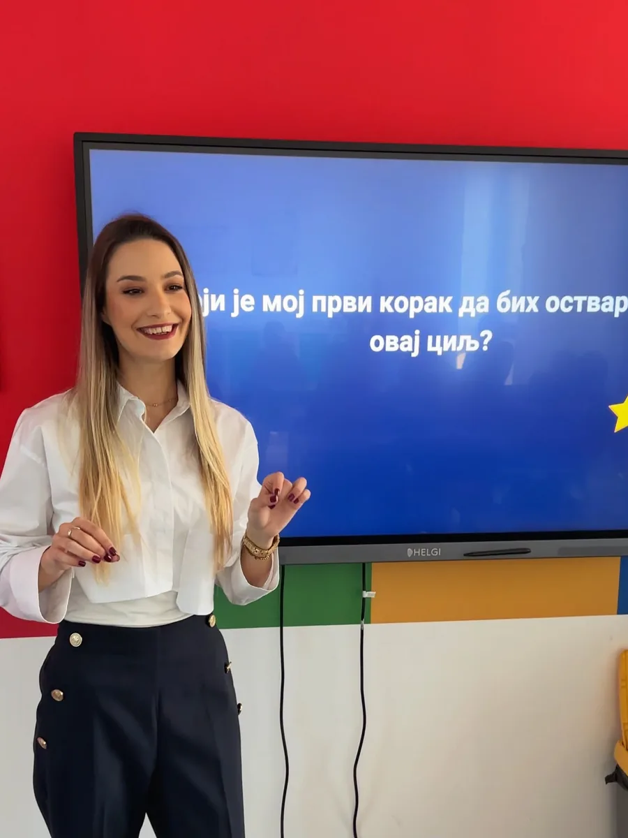 Mina Stanić na radionici